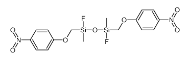 fluoro-[fluoro-methyl-[(4-nitrophenoxy)methyl]silyl]oxy-methyl-[(4-nitrophenoxy)methyl]silane结构式