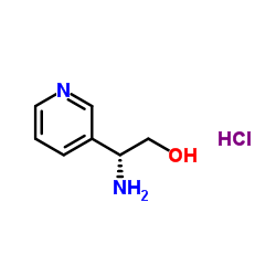 (R)-2-amino-2-(pyridin-3-yl)ethanol hydrochloride structure