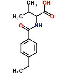 2-[(4-ETHYLBENZOYL)AMINO]-3-METHYLBUTANOIC ACID Structure