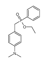 ethyl 4-(dimethylamino)benzyl(phenyl)phosphinate Structure