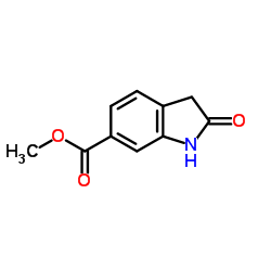2-氧化吲哚-6-甲酸甲酯结构式
