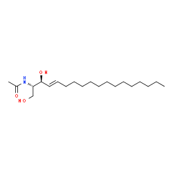 C2 L-threo Ceramide (d18:1/2:0)结构式