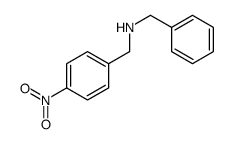 N-[(4-nitrophenyl)methyl]-1-phenylmethanamine Structure
