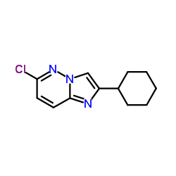 6-Chloro-2-cyclohexylimidazo[1,2-b]pyridazine Structure