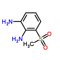3-(Methylsulfonyl)-1,2-benzenediamine Structure