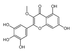 MYRICETIN 3-METHYLETHER结构式