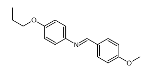 1-(4-methoxyphenyl)-N-(4-propoxyphenyl)methanimine Structure