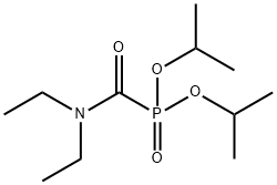 diisopropyl (n,n-diethylcarbamoyl)phosphonate Structure