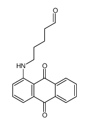 5-[(9,10-dioxoanthracen-1-yl)amino]pentanal Structure