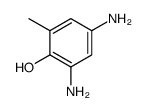 2,4-diamino-6-methylphenol structure