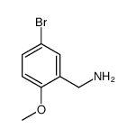 (5-bromo-2-methoxyphenyl)methanamine Structure