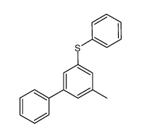 (5-methylbiphenyl-3-yl)(phenyl)sulfane Structure