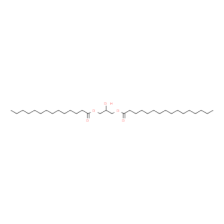 1-Myristoyl-3-Palmitoyl-rac-glycerol structure