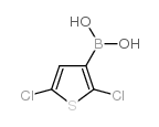 2,5-Dichlorothiophene-3-boronic acid Structure