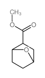 methyl 7-oxabicyclo[2.2.1]heptane-6-carboxylate结构式