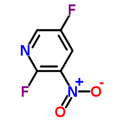 2,5-二氟-3-硝基吡啶结构式