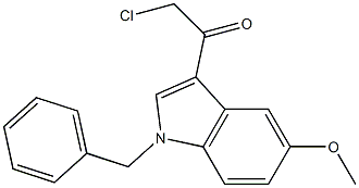 1-(1-Benzyl-5-methoxy-1H-indol-3-yl)-2-chloroethan-1-one结构式