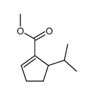 1-Cyclopentene-1-carboxylicacid,5-(1-methylethyl)-,methylester(9CI)结构式