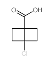 Bicyclo[2.2.0]hexane-1-carboxylicacid, 4-chloro- Structure