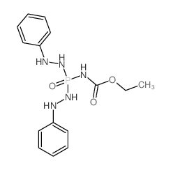 ethyl N-bis(2-phenylhydrazinyl)phosphorylcarbamate结构式