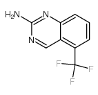 2-Amino-5-(trifluoromethyl)quinazoline structure