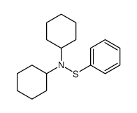 N-cyclohexyl-N-phenylsulfanylcyclohexanamine Structure