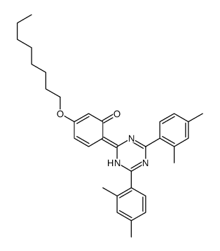 Phenol, 2-4,6-bis(2,4-dimethylphenyl)-1,3,5-triazin-2-yl-5-(octyloxy)-, branched and linear结构式
