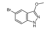 5-溴-3-甲氧基-1H-吲唑结构式