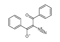 2-Diazo-1,3-diphenyl-1,3-propanedione结构式