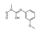 3-(3-methoxyphenyl)-1-methyl-1-nitrosourea结构式