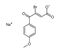 sodium,(E)-3-bromo-4-(4-methoxyphenyl)-4-oxobut-2-enoate Structure
