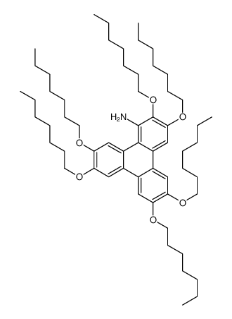 2,3,6,7,10,11-hexaheptoxytriphenylen-1-amine结构式