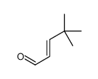 4,4-dimethylpent-2-enal结构式