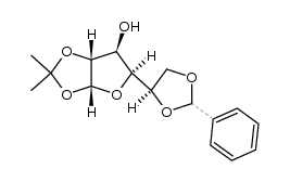 endo/exo-5,6-O-Benzylidene-1,2-O-isopropylidene-α-D-glucofuranose结构式