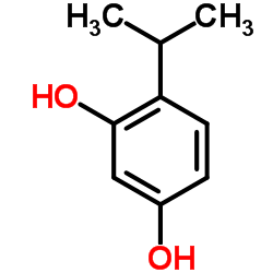 4-Isopropyl-1,3-benzenediol structure