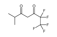 1,1,1,2,2-pentafluoro-6-methylheptane-3,5-dione结构式