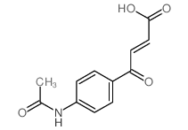 (E)-4-(4-acetamidophenyl)-4-oxo-but-2-enoic acid Structure