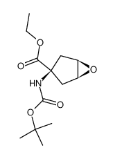 N-Boc ethyl (1R,3r,5S)-3-amino-6-oxabicyclo[3.1.0]hexane-3-carboxylate Structure