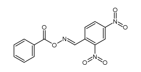 (E)-2,4-dinitrobenzaldehyde O-benzoyloxime Structure