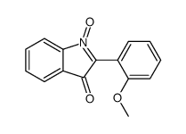 2-(2-methoxyphenyl)-1-oxidoindol-1-ium-3-one Structure