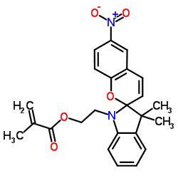 2-(3',3'-Dimethyl-6-nitrospiro[chromene-2,2'-indolin]-1'-yl)ethyl methacrylate Structure