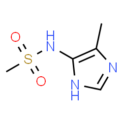 Methanesulfonamide,N-(5-methyl-1H-imidazol-4-yl)- (9CI) Structure