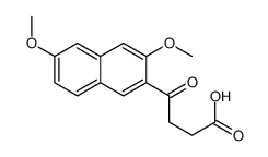 4-(3,6-dimethoxynaphthalen-2-yl)-4-oxobutanoic acid Structure