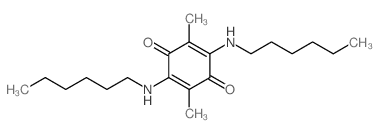 2,5-Cyclohexadiene-1,4-dione,2,5-bis(hexylamino)-3,6-dimethyl- picture