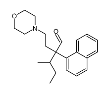 α-(sec-Butyl)-α-(1-naphtyl)-4-morpholinebutanal结构式
