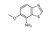 7-Benzothiazolamine,6-methoxy-(9CI) structure