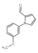 1-(3-甲氧基-苯基)-1h-吡咯-2-甲醛结构式