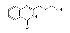 2-(3-hydroxypropyl)quinazolin-4-one structure