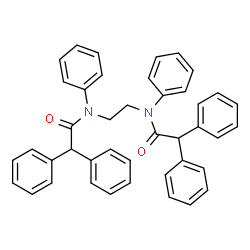 N,N'-1,2-Ethanediylbis(N,2,2-triphenylacetamide) Structure