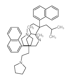 Pyrrolidine, 1,1-(delta,delta-nitriloditetramethylene)bis(gamma-isobutyl-gamma-(1-naphthyl)- picture